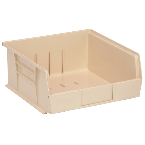 Ultra Stack & Hang Bin, 11" W x 5" H x 10-7/8" D, Ivory Fastek
