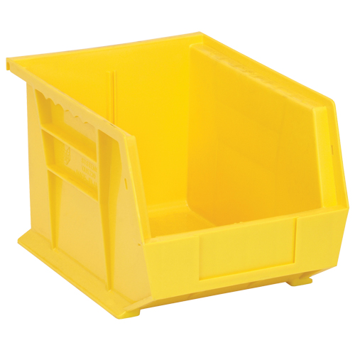 Ultra Stack & Hang Bin, 8-1/4" W x 7" H x 10-3/4" D, Yellow Fastek