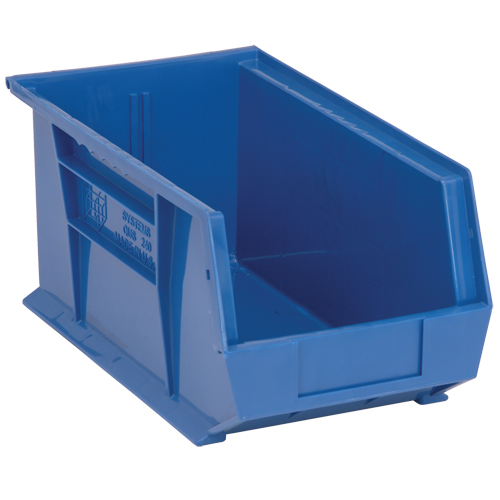 Ultra Stack & Hang Bin, 8-1/4" W x 7" H x 14-3/4" D, Blue Fastek