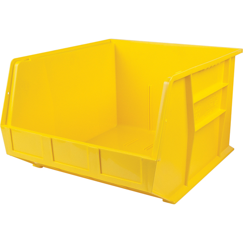 Ultra Stack & Hang Bin, 16-1/2" W x 11" H x 18" D, Yellow Fastek