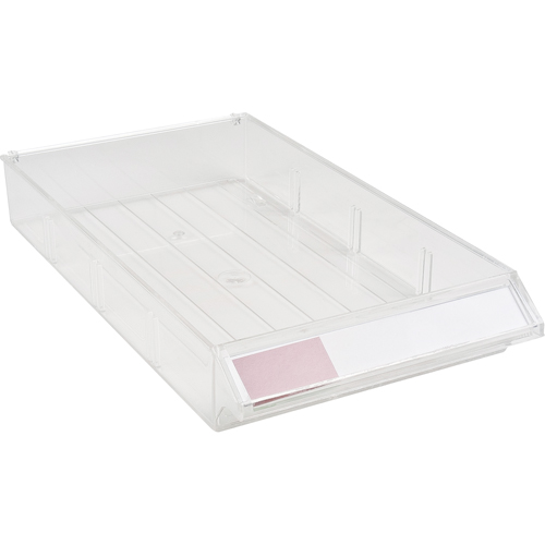 Tiroir de rechange pour armoires de pi&egrave;ces KPC-300, Plastique, 5-3/8" la x 9-13/16" p, 1-3/5" h, Transparent Fastek