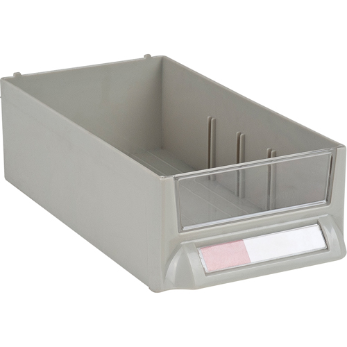 Replacement Drawer for KPC-400 Parts Cabinet, Plastic, 4-11/16" W x 8-5/8" D x 2-7/10" H, Grey Fastek