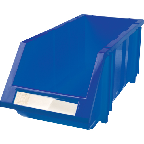 Stack & Hang Bin, 7-7/8" W x 7" H x 17-11/16" D, Blue Fastek
