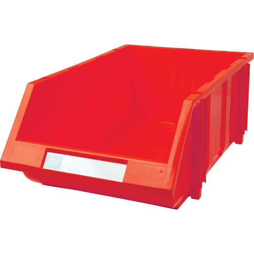 Bac empilable & &agrave; suspendre, 11-13/16" la, 7" h x 17-11/16" p, Rouge Fastek