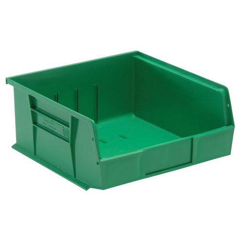 Ultra Stack & Hang Bin, 11" W x 5" H x 10-7/8" D, Green Fastek