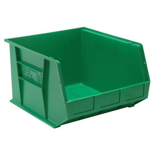 Ultra Stack & Hang Bin, 16-1/2" W x 11" H x 18" D, Green Fastek