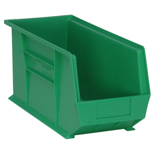 Ultra Stack & Hang Bin, 8-1/4" W x 9" H x 18" D, Green Fastek