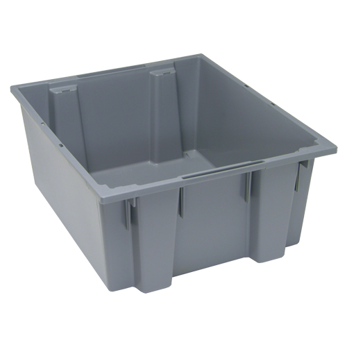 Contenants Stack & Nest, 10" x 23,5" x 19,5", Gris Fastek