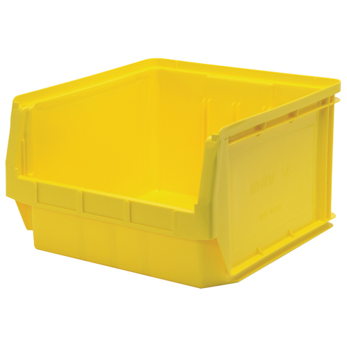 Contenants g&eacute;ants empilables, 18,375" la x 19,75" p x 11,875" h, Jaune Fastek