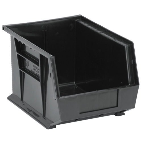 Ultra Stack & Hang Bin, 8-1/4" W x 7" H x 10-3/4" D, Black Fastek