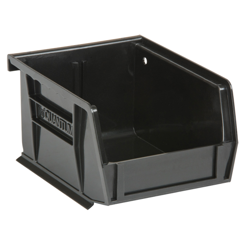 Ultra Stack & Hang Bin, 4-1/8" W x 3" H x 5-3/8" D, Black Fastek