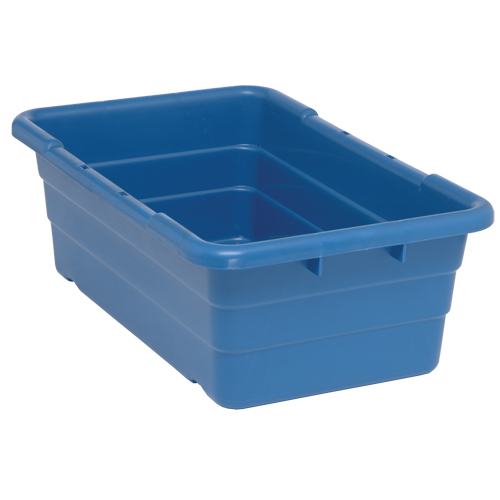 Cross Stack Bins, 16" W x 25.125" D x 8.5" H, Blue Fastek