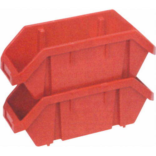 Boîtes &agrave; ramassage rapide "Quick Pick", 6,5" x 9,25" x 14", Rouge Fastek