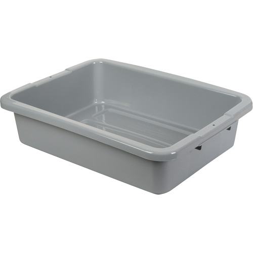 Boîtes utilitaires - Gris, 5" ha x 15" p x 20" lo, Plastique, Gris Fastek