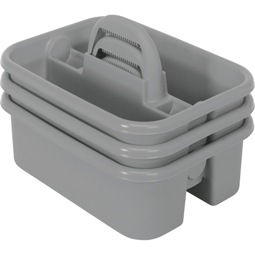 BOITE RANGEMENT,OUTILS,18 1/4X13 3/4X8 3/4,GRIS, 8-3/4" x 13-3/8" x 13-3/8", Gris Fastek