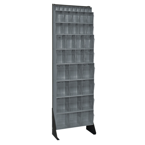 Tip-Out Bins Stand, 23-5/8" W x 8" D x 75" H, 36 Drawers Fastek