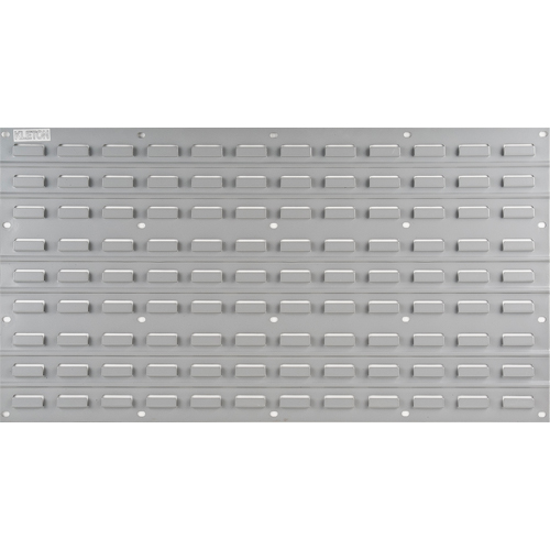 Metal Louvered Panel Bin Support Rack, 32 Bins, 36" W x 1/8" D x 19" H Fastek