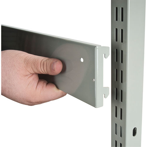 Servante mobile de bacs &agrave; plateaux inclinables - chariot seulement, &agrave; deux c&ocirc;t&eacute;s, 26-1/4" la x 22" p x 57-1/2" h Fastek