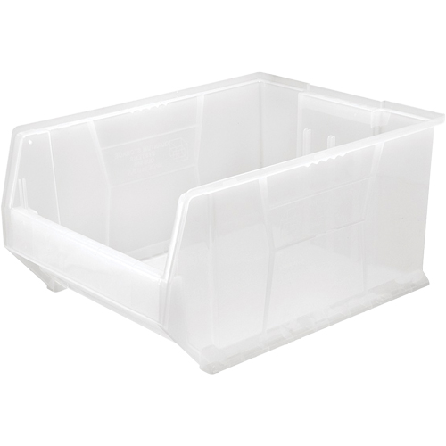 Hulk Containers, 18-1/4" W x 12" H x 23-7/8" D, Clear Fastek