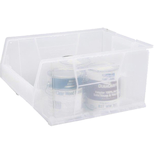 Hulk Containers, 18-1/4" W x 12" H x 23-7/8" D, Clear Fastek
