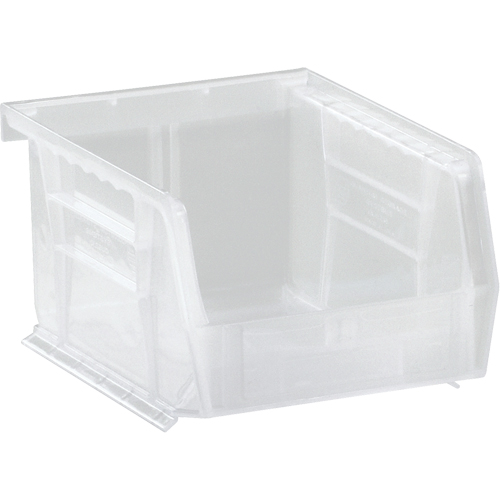 Clear-View Ultra Stack & Hang Bin, 4-1/8" W x 3" H x 5-3/8" D, Clear Fastek