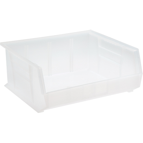 Clear-View Ultra Stack & Hang Bin, 16-1/2" W x 7" H x 14-3/4" D, Clear Fastek