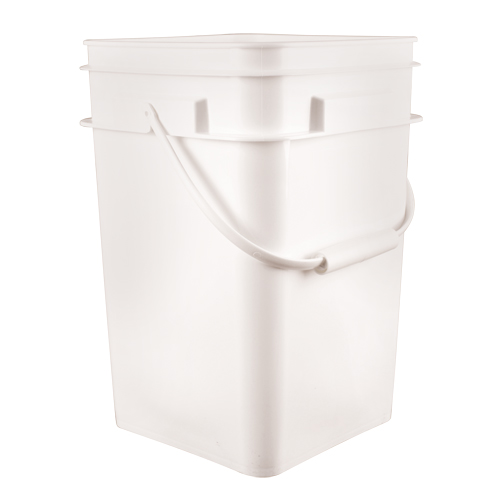 Square Pail, Plastic, 4.25 gal. Fastek