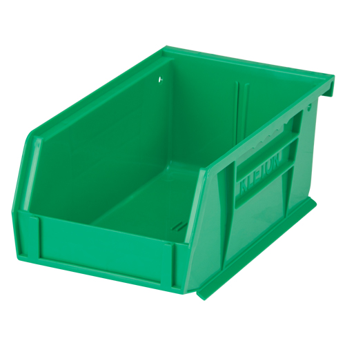 Stack & Hang Bin, 4-1/8" W x 3" H x 7-3/8" D, Green Fastek