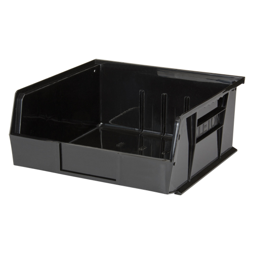 Stack & Hang Bin, 11" W x 5" H x 10-7/8" D, Black Fastek