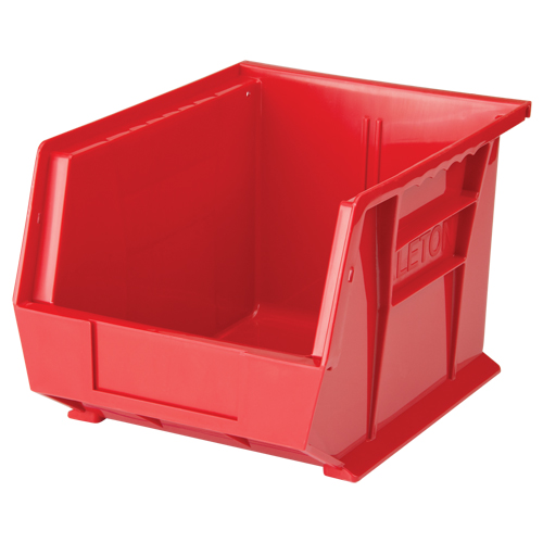 Stack & Hang Bin, 8-1/4" W x 7" H x 10-3/4" D, Red Fastek