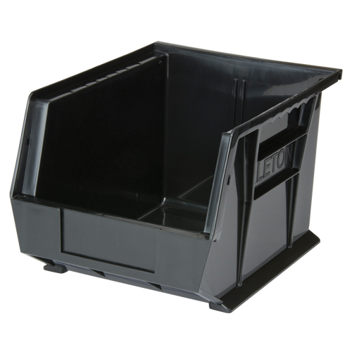 Stack & Hang Bin, 8-1/4" W x 7" H x 10-3/4" D, Black Fastek