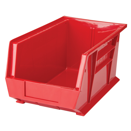 Stack & Hang Bin, 8-1/4" W x 7" H x 14-3/4" D, Red Fastek