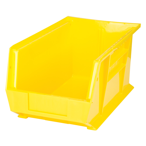 Stack & Hang Bin, 8-1/4" W x 7" H x 14-3/4" D, Yellow Fastek
