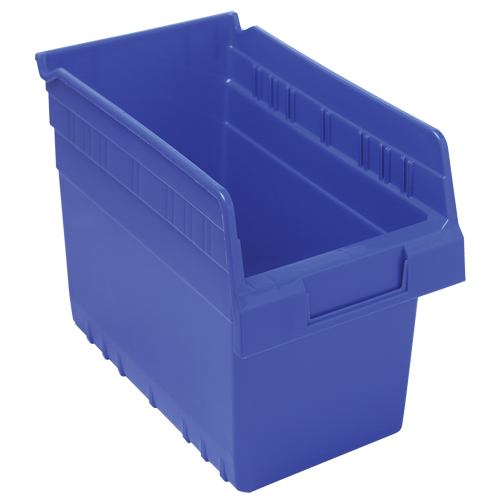 Bacs pour &eacute;tag&egrave;re Store-Max, 6-5/8" la x 8" H x 11-5/8" p, Bleu, Capacit&eacute; 44 lb Fastek