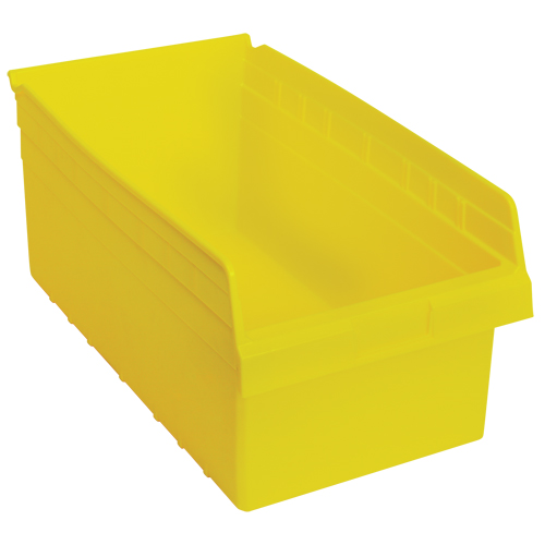 Bacs pour &eacute;tag&egrave;re Store-Max, 11-1/8" la x 8" H x 17-7/8" p, Jaune, Capacit&eacute; 56 lb Fastek