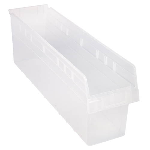 Bacs pour &eacute;tag&egrave;re Store-Max, 6-5/8" la x 8" H x 23-5/8" p, Transparent, Capacit&eacute; 68 lb Fastek