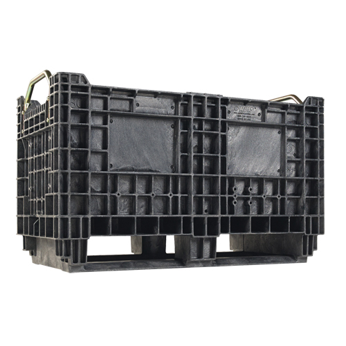 Heavy-Duty BulkTote&reg; Container, 30" L x 16" W x 19.2" H, Black Fastek