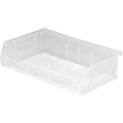 Ultra Stack & Hang Bin, 7-3/8" W x 3" H x 11" D, Clear Fastek