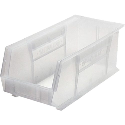 Ultra Stack & Hang Bin, 8-1/4" W x 7" H x 18" D, Clear Fastek