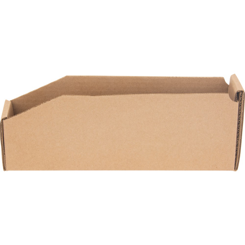 Boîtes profondes en carton ondul&eacute;, 1-15/16" la x 11-1/4" p x 4-1/2" h, Beige Fastek