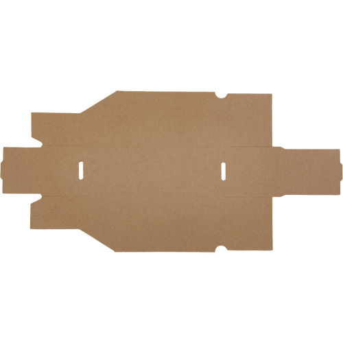 Deep Corrugated Parts Bins, 3-3/4" W x 11-1/4" D x 4-1/2" H, Beige Fastek