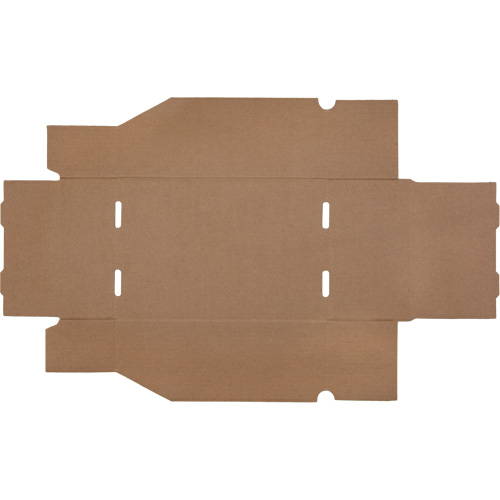 Deep Corrugated Parts Bins, 7-5/8" W x 11-5/16" D x 4-1/2" H, Beige Fastek
