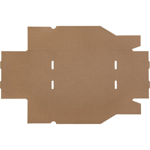 Deep Corrugated Parts Bins, 8-3/4" W x 11-1/4" D x 4-1/2" H, Beige Fastek
