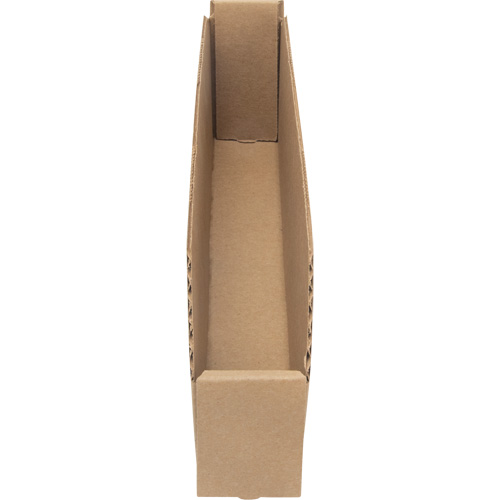 Boîtes profondes en carton ondul&eacute;, 2-7/8" la x 17-1/4" p x 4-1/2" h, Beige Fastek