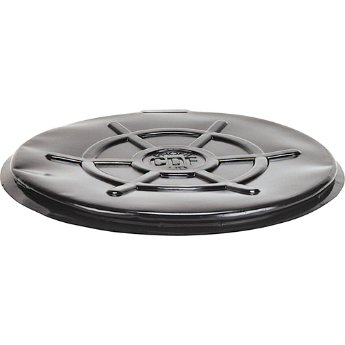 Protective Drum Lids, Closed Top, Fits: 55 US gal (45 imp. gal.), Black Fastek