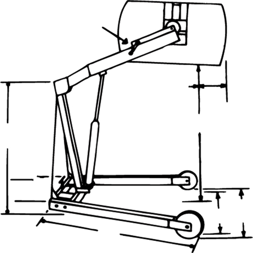 Manipulateurs de barils Hydra-Lift, Capacit&eacute; 55 gal. US (45 gal. imp.) Fastek