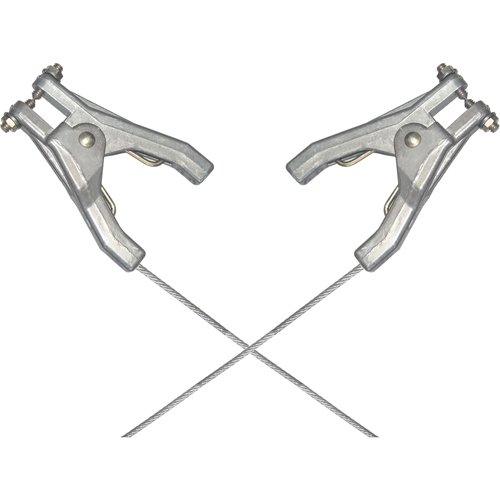 Assemblages robustes de c&acirc;bles de masse et de mise &agrave; la terre - Raccordement &agrave; deux pinces Fastek