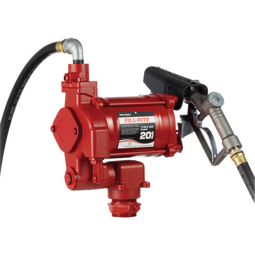 AC Utility Rotary Vane Pumps with Nozzle, 115 V, 20 GPM Fastek