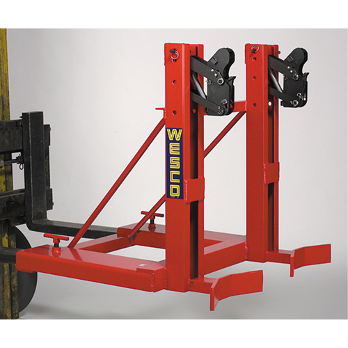 Gator Grip Forklift Attachment for Drum Handling, For 30 US Gal. (25 Imperial Gal.) / 50 US Gal. (41.6 Imperial Gal.) / 80 US Gal. (66.6 Imperial Gal.) Fastek