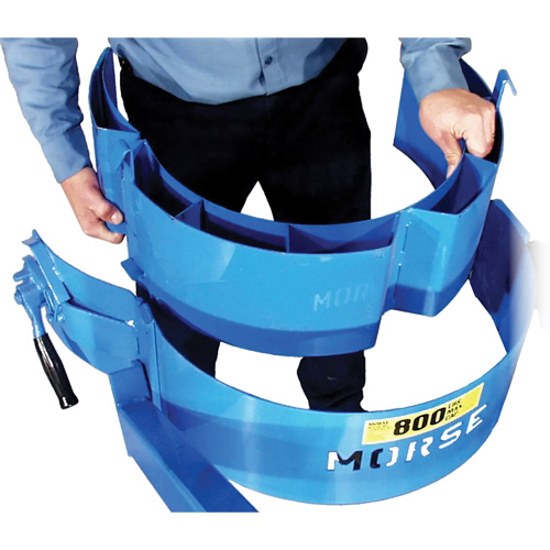 Manual Tilt Drum Lifter Kit, 55 US gal. (45 Imperial Gal.) Drum Size, 800 lbs./363 kg. Cap. Fastek